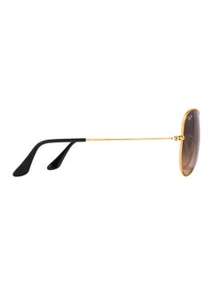 Ray-Ban Men's UV Protection Aviator Sunglasses - RB3025 - Lens Size: 58 mm - Gold  - Image 4