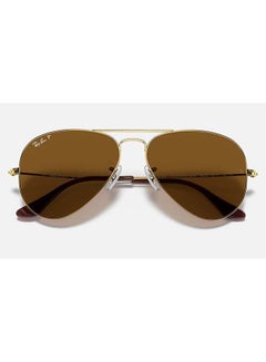 Ray-Ban Polarized Aviator Sunglasses - Lens Size: 58 mm  - Image 4