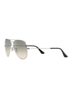 Ray-Ban Full Rim Aviator Sunglasses - RB3025-003/32-58 - Lens Size: 58 mm - Silver  - Image 3