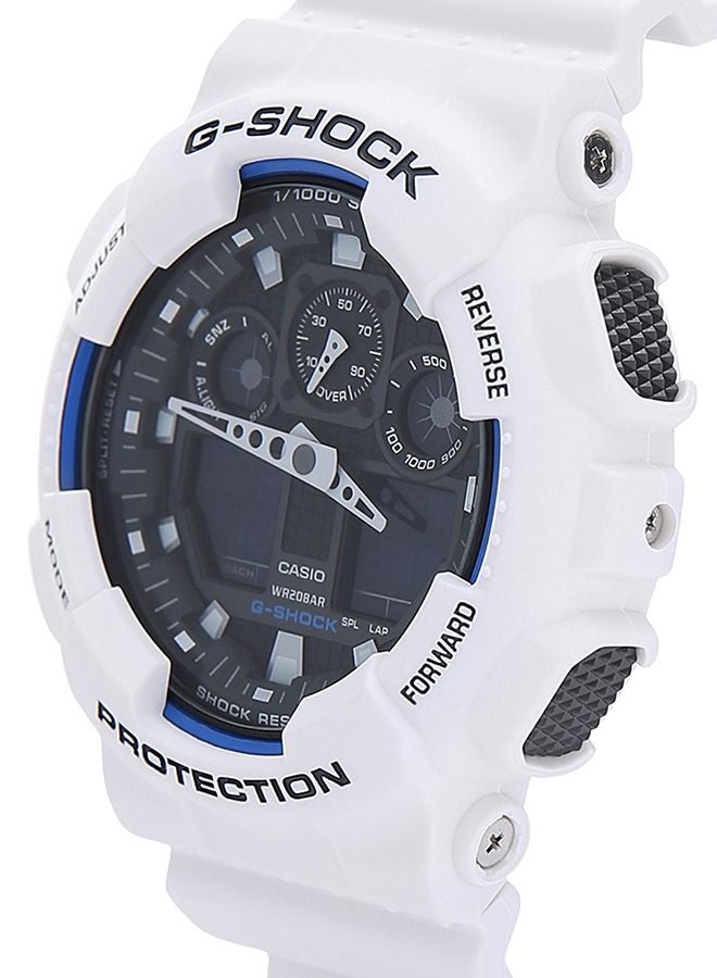 Men's Water Resistant Analog/Digital Watch GA-100B-7ADR - v1676460026/N11026125A_2