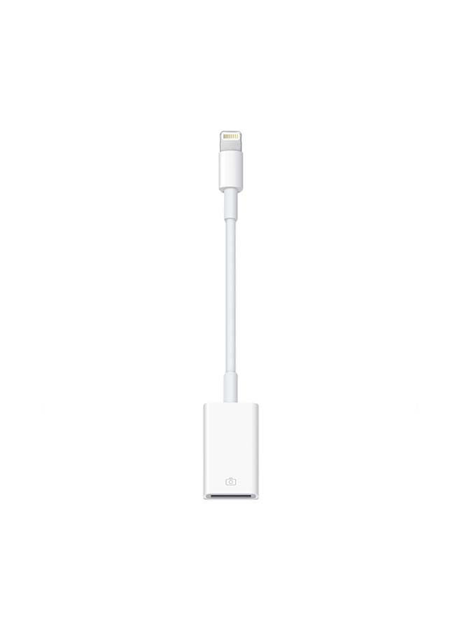 Apple - Lightning to USB Camera Adapter White - Image 1