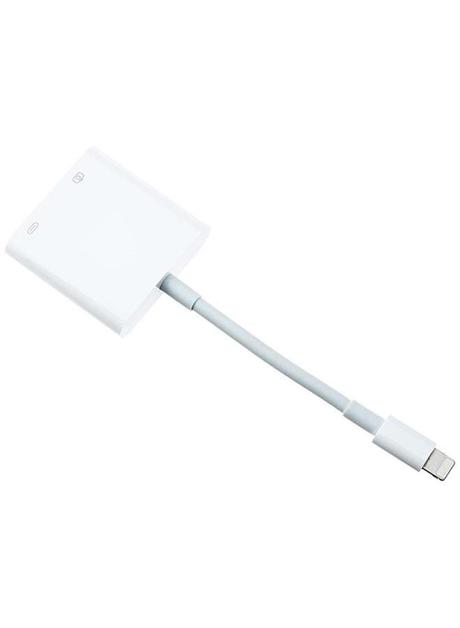 Apple - Lightning to USB Camera Adapter White - Image 1