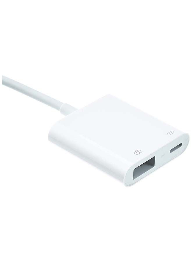 Apple - Lightning to USB Camera Adapter White - Image 1