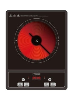 Prestige Infrared Electric Hot Plate Touch Control Cooker Electric 10 Temperature Level Stove For Cooking with High Quality Black Crystal Plate Glass Surface Compatible For All Cookware Pots ‎PR-81519 Black  - Image 1