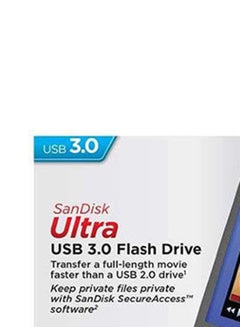 سانديسك فلاش درايف ألترا USB 3.0 بسرعة قراءة 100 ميجابايت في الثانية 16 GB  - Image 2