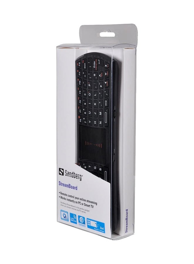 Sandberg - Wireless StreamBoard With LED Black - Image 1