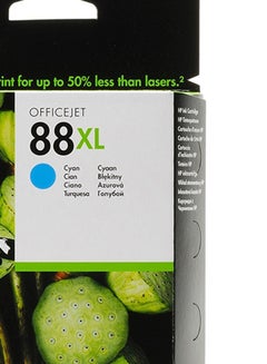 HP 88XL High Yield Original Ink Cartridge, Print upto 2,450 pages | Works with HP Officejet Pro K5400, K550, K8600 - Cyan  - Image 4