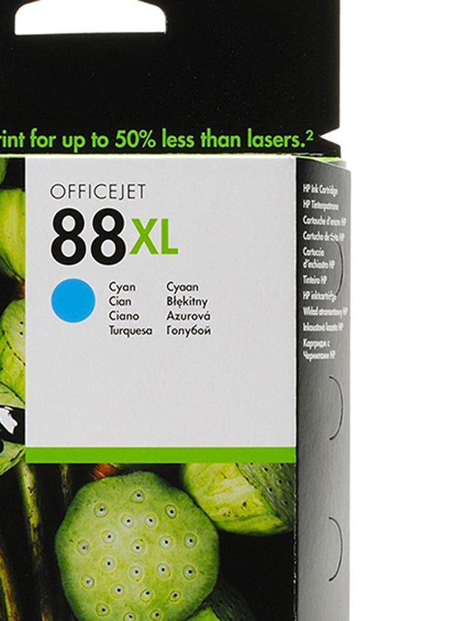 HP - 88XL High Yield Original Ink Cartridge, Print upto 2,450 pages | Works with HP Officejet Pro K5400, K550, K8600 - Cyan - Image 1