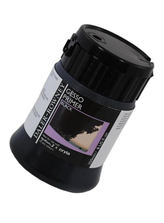Artists Quality White Gesso Primer Black