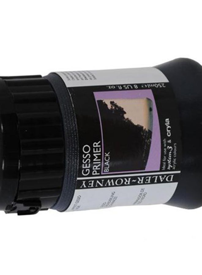 Artists Quality White Gesso Primer Black