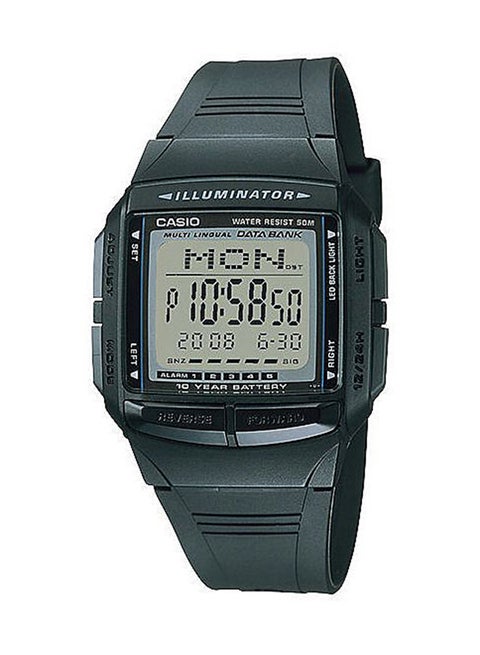 Men's Digital Quartz Watch DB-36-1AV - 36 mm - Black