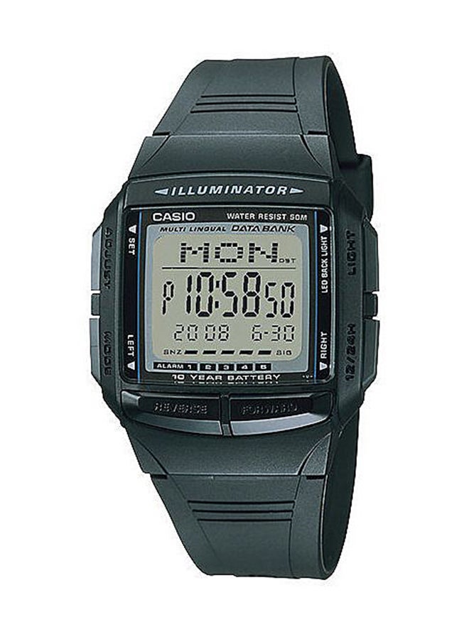 Men's Digital Quartz Watch DB-36-1AV - 36 mm - Black