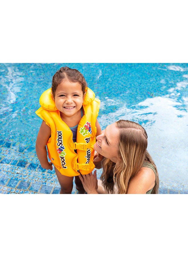 INTEX - Pool School - Deluxe Swim Vest 50x47cm - Image 1