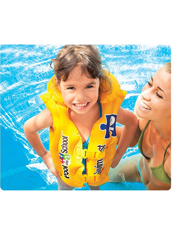 INTEX - Pool School - Deluxe Swim Vest 50x47cm - Image 1