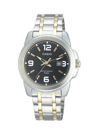 Men's Enticer Stainless Steel Analog Quartz Watch MTP-1314SG-1AVDF - 46 mm - Silver/Gold - v1676462750/N11943692A_1