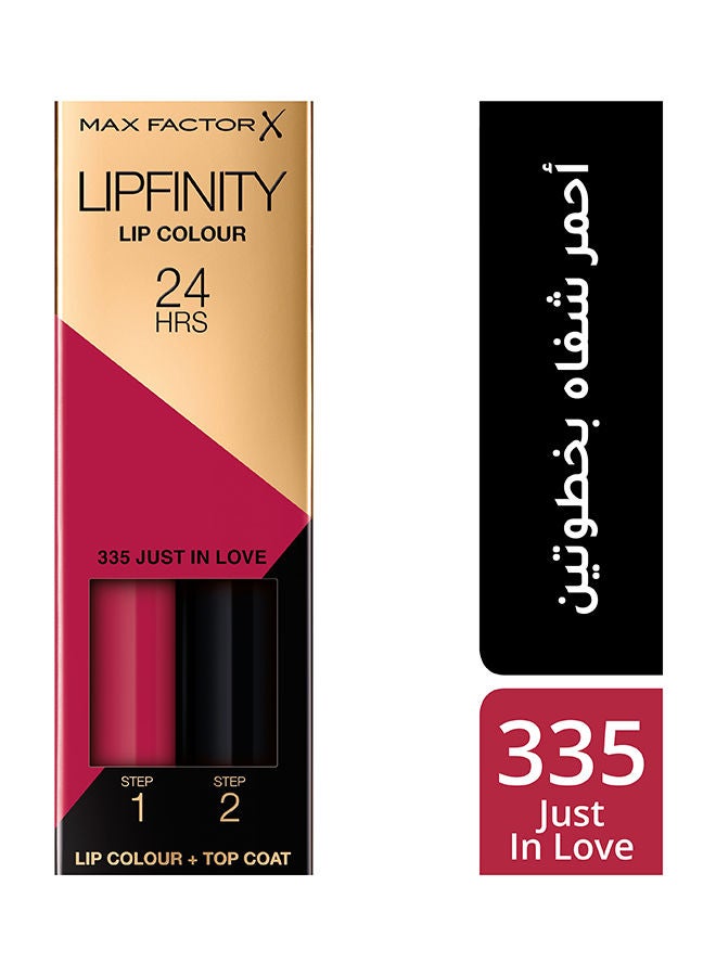 Max Factor - 2-step Long Lasting Lipfinity Lip Colour Lipstick 2.3 ml 335 Just In Love - Image 1