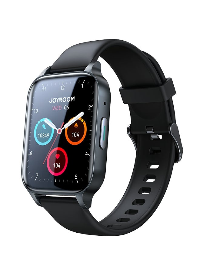 JOYROOM - 250mAh JR-FT3 PRO Brand New Upgraded Smart Watch Bluetooth Call Support Fitness Tracker 20 Sports Modes Heart Rate Sleep Tracker Customizable Dial IP68 Waterproof Smart Watch for Men Women Smart Watch Compatible with iPhone Android Phone Dark Grey - Image 1