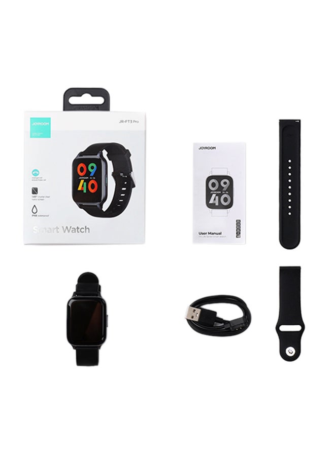 JOYROOM - 250mAh JR-FT3 PRO Brand New Upgraded Smart Watch Bluetooth Call Support Fitness Tracker 20 Sports Modes Heart Rate Sleep Tracker Customizable Dial IP68 Waterproof Smart Watch for Men Women Smart Watch Compatible with iPhone Android Phone Dark Grey - Image 1