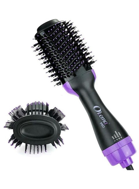 Hair Styling And Drying Innovative Airflow Holes Detachable Brush Head Different Heat Settings