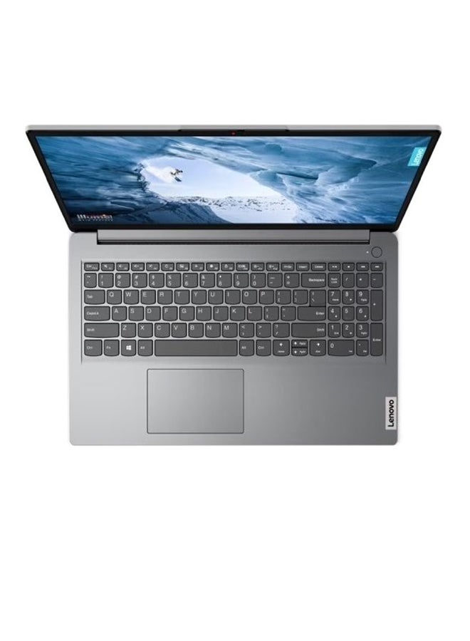Lenovo - Ideapad 1 15IAU7 Laptop With 15.6-Inch FHD Display, Core i5 Processor/8GB RAM/256GB SSD/DOS(Without Windows)/Integrated Intel Iris Xe Graphics/ English/Arabic Cloud Grey - Image 1