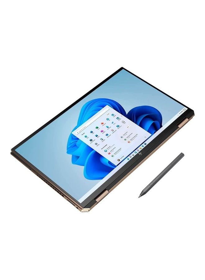 Spectre x360 Laptop With 15.6-Inch Display, Core i7 1165G7 Processor/16GB RAM/1TB SSD/Intel XE Graphics/Windows 10 English Nightfall black