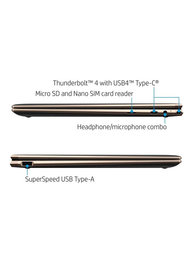 Spectre x360 Laptop With 13.5-Inch Display, Core i7 1165G7 Processor/16GB RAM/1TB SSD/Intel XE Graphics/Windows 10 English Black