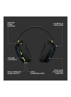 Logitech Logitech G435 LIGHTSPEED & Bluetooth Wireless Gaming Headset  - Image 3