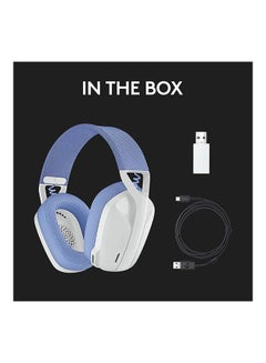 Logitech Logitech G435 LIGHTSPEED & Bluetooth Wireless Gaming Headset - White  - Image 2