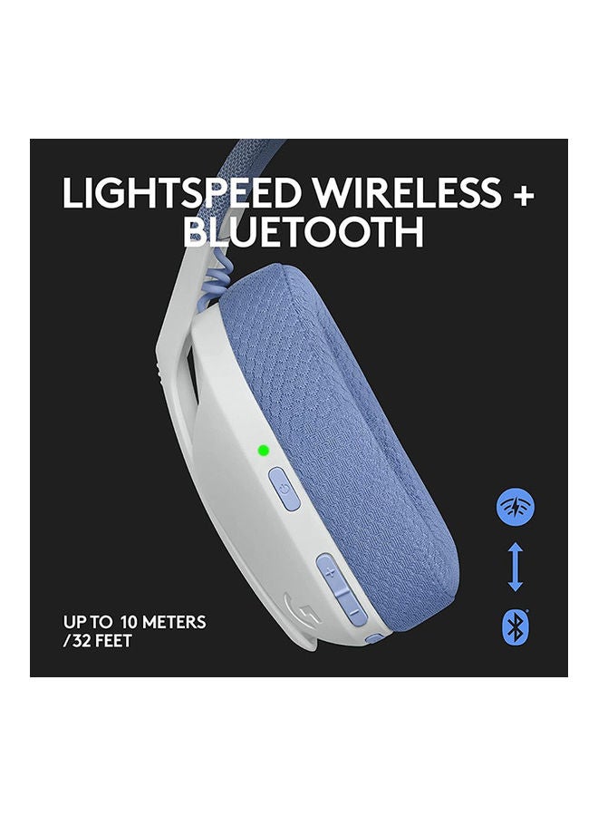 Logitech - Logitech G435 LIGHTSPEED & Bluetooth Wireless Gaming Headset - White - Image 1