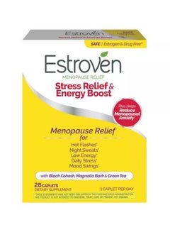 Menopause Relief Maximum Strength Energy Supplement - 28 Caplets