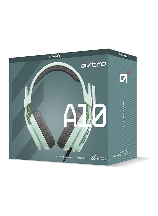 ASTRO - ASTRO A10 PC Sea Glass Mint Gaming Headset - Image 1