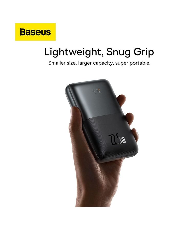 بيسوس بنك طاقة USB-C PD بقدرة 20000 مللي أمبير في الساعة، شاحن هاتف محمول، شاحن بطارية لأجهزة iPhone 14، 13، 12، iPad Pro، Galaxy S23، S23 Ultra، S23+ والمزيد مع كابل USB-C متضمن - Image 3