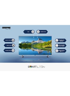 55" Edgeless HD Smart LED TV with Remote Control ,HDMI & USB Ports, Head Phone Jack, PC Audio In,Wi-Fi, Android 9.0 with E-Share , YouTube, Netflix GLED5508SFHD Black - v1676535772/N15502118A_3