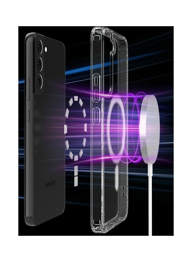 MARGOUN - Clear Magnetic Case Compatible with MagSafe Wireless Charging Transparent Slim Cover for Samsung Galaxy S23 Clear - Image 1