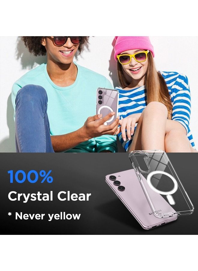 MARGOUN - Clear Magnetic Case Compatible with MagSafe Wireless Charging Transparent Slim Cover for Samsung Galaxy S23 Clear - Image 1