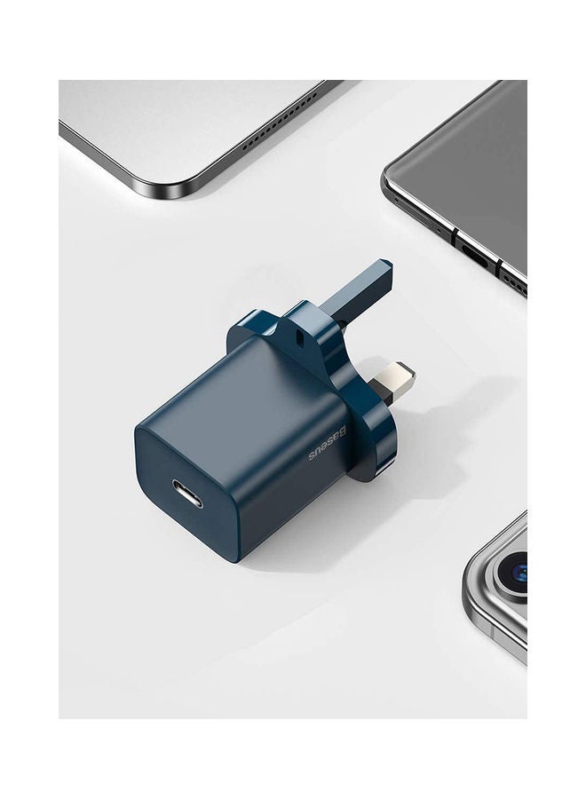 Baseus Super Si Quick Charger 1C 20W UK Blue - Image 2