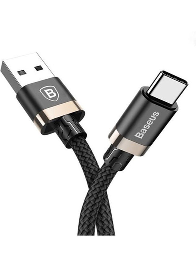 Baseus Golden Belt Series USB3.0 Cable For Type-C 3A 1.5M Black+Gold - Image 1
