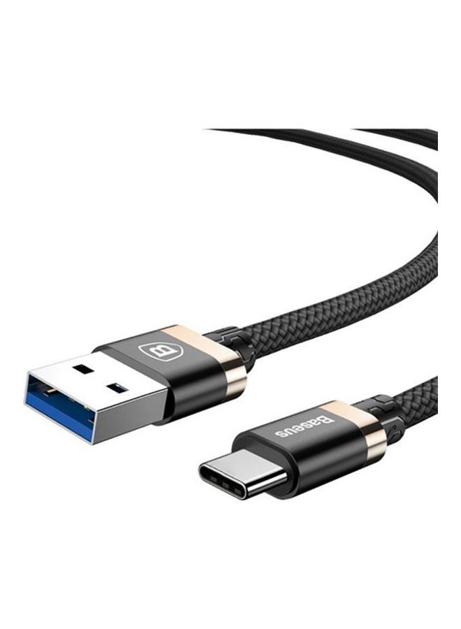 Baseus Golden Belt Series USB3.0 Cable For Type-C 3A 1.5M Black+Gold - Image 3