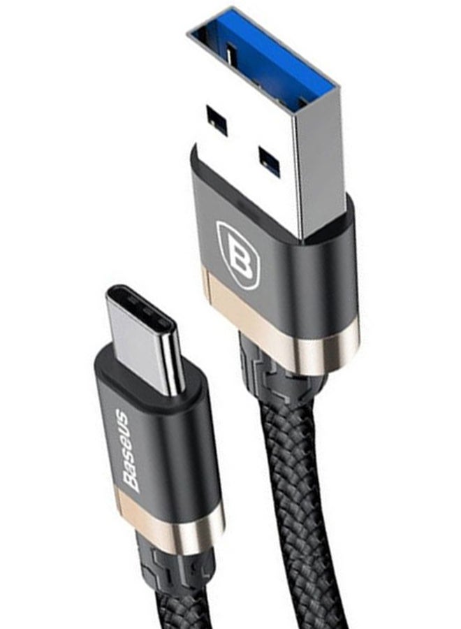 Baseus Golden Belt Series USB3.0 Cable For Type-C 3A 1.5M Black+Gold - Image 4