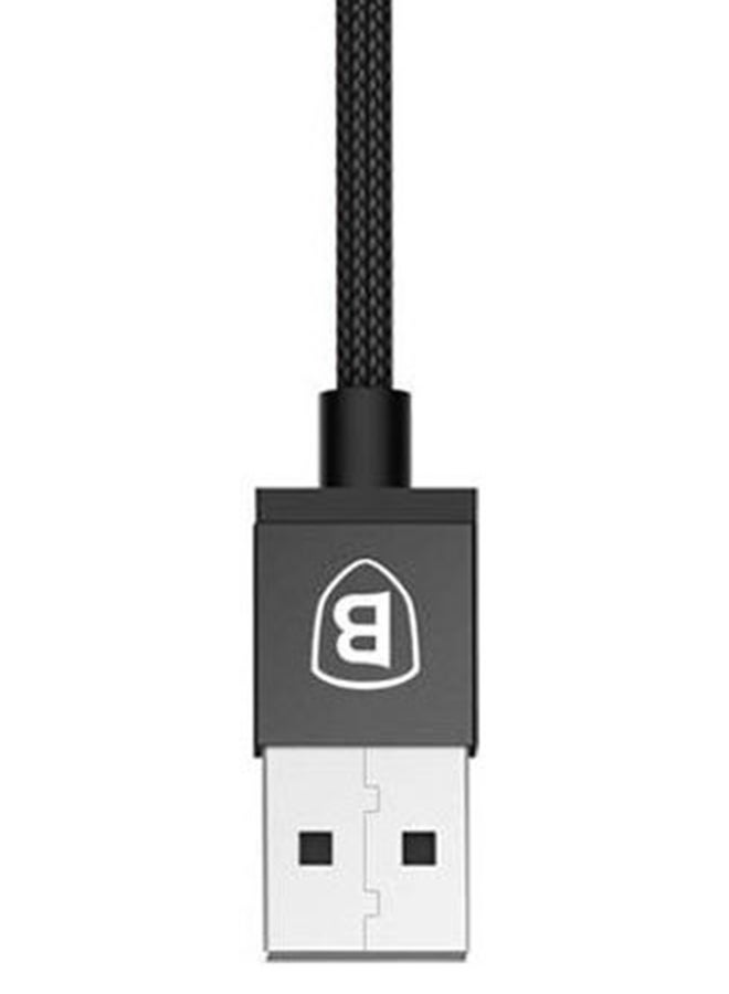 Baseus Simple Version of AntiLa Series MFI Metal Charging Cable 1.8M For Apple Black - Image 4