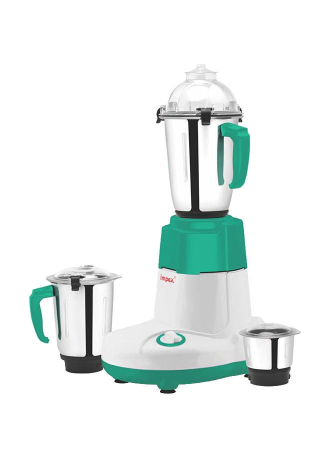 Impex - 3 In 1 Mixer Grinder Blender 550.0 W BL 315A Green/White - Image 1