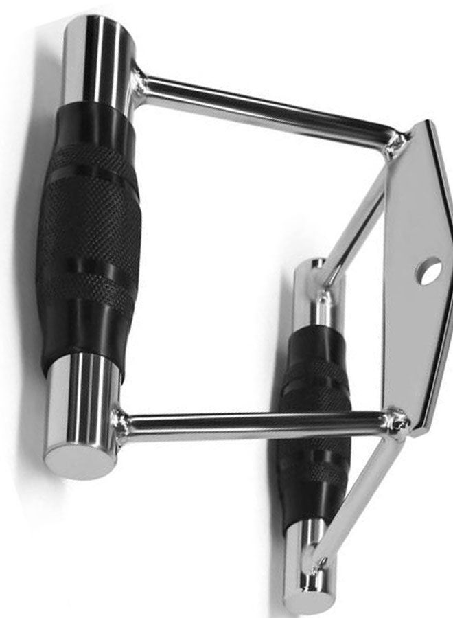 SkyLand - Rubber Handgrips Double D Row Handle Cable Attachment 18x17x13.5cm - Image 1