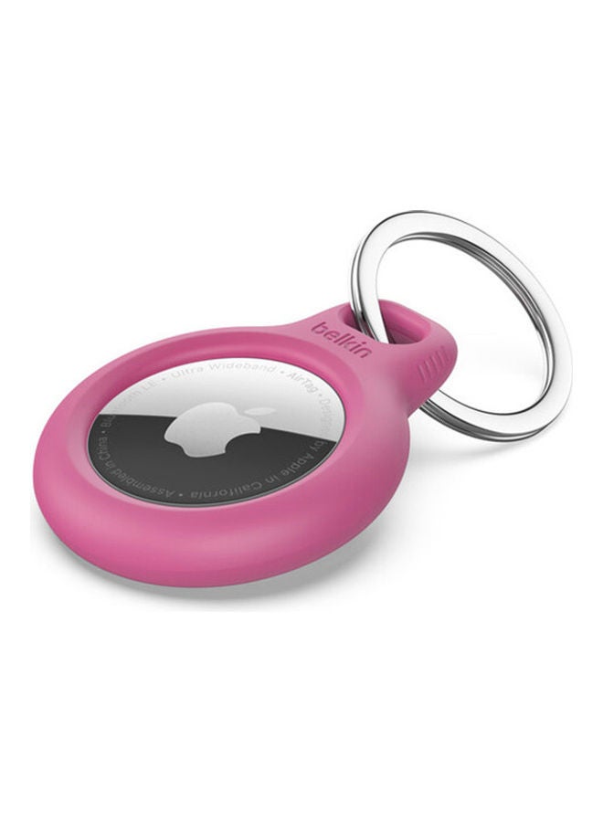 بيلكين حامل محكم مع حلقة مفاتيح لجهاز آير تاج وردي - Image 2