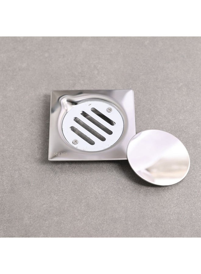 DANUBE HOME Milano Floor Drain Silver 10x10centimeter - Image 2