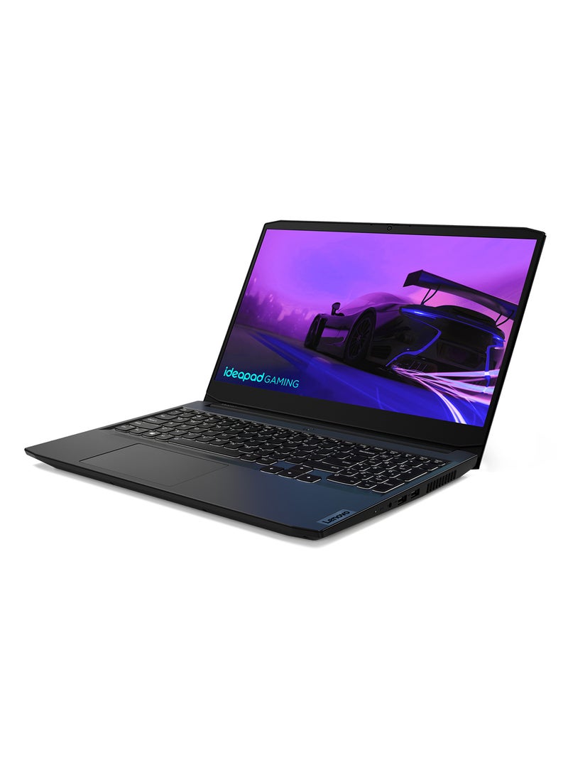 لينوفو - جهاز Ideapad Gaming 3 15IHU6 بشاشة FHD مقاس 15.6 بوصة ومعالج Core i5-11320H وذاكرة وصول عشوائي 8 جيجابايت ومحرك أقراص SSD سعة 512 جيجابايت وبطاقة رسومات NVIDIA GeForce GTX 1650 سعة 4 جيجابايت ونظام تشغيل Windows 11 Home/ - Image 1
