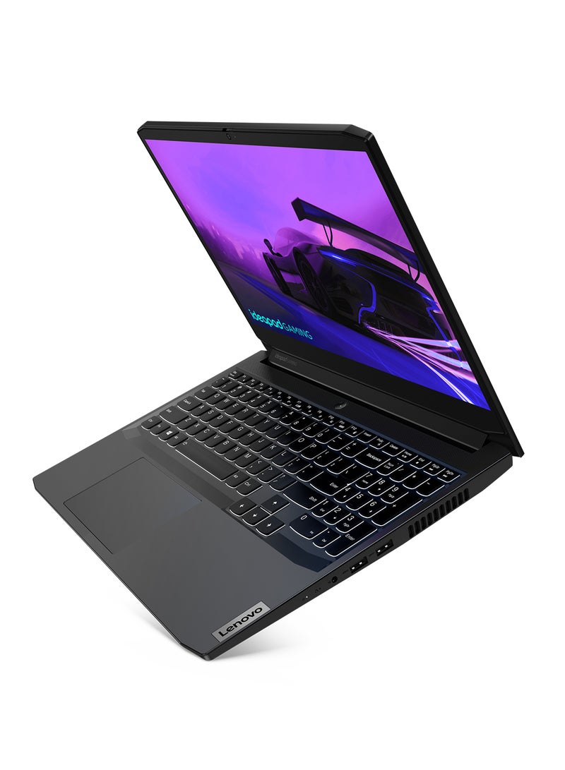 لينوفو - جهاز Ideapad Gaming 3 15IHU6 بشاشة FHD مقاس 15.6 بوصة ومعالج Core i5-11320H وذاكرة وصول عشوائي 8 جيجابايت ومحرك أقراص SSD سعة 512 جيجابايت وبطاقة رسومات NVIDIA GeForce GTX 1650 سعة 4 جيجابايت ونظام تشغيل Windows 11 Home/ - Image 1