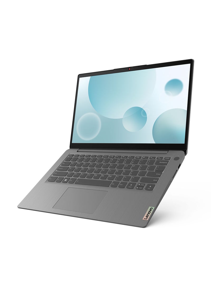Lenovo - IdeaPad 3 14IAU7 Laptop With 14-Inch FHD Display, Core i7-1255U Processor / 8GB RAM / 512GB SSD / Intel Iris Xe Graphics Functions as UHD Graphics / Windows 11 Home / English/Arabic Arctic Grey - Image 1