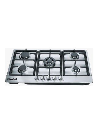 Built In Hobs Stainless Steel 5 Gas Burners NBH9501 Silver - v1676561574/N53385357A_1
