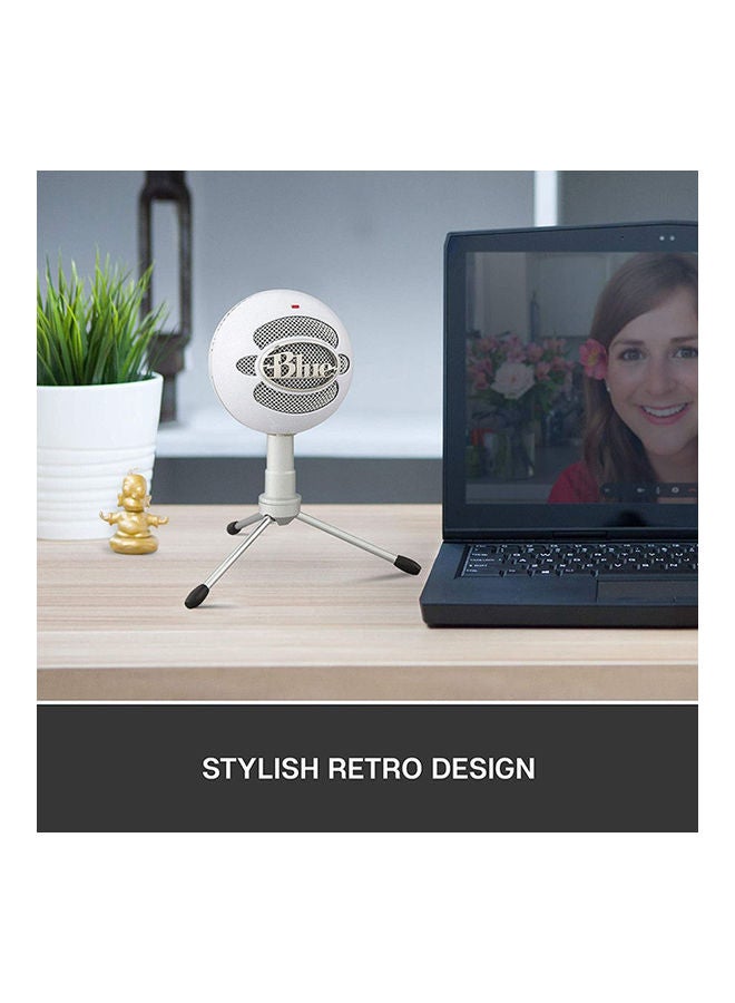 Logitech - Logitech Blue Snowball iCE Plug and Play USB Microphone - White - Image 1