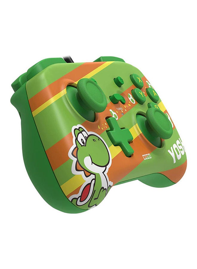 HORI Nintendo Switch HORIPAD Mini Wired Controller Pad - Yoshi - Image 4
